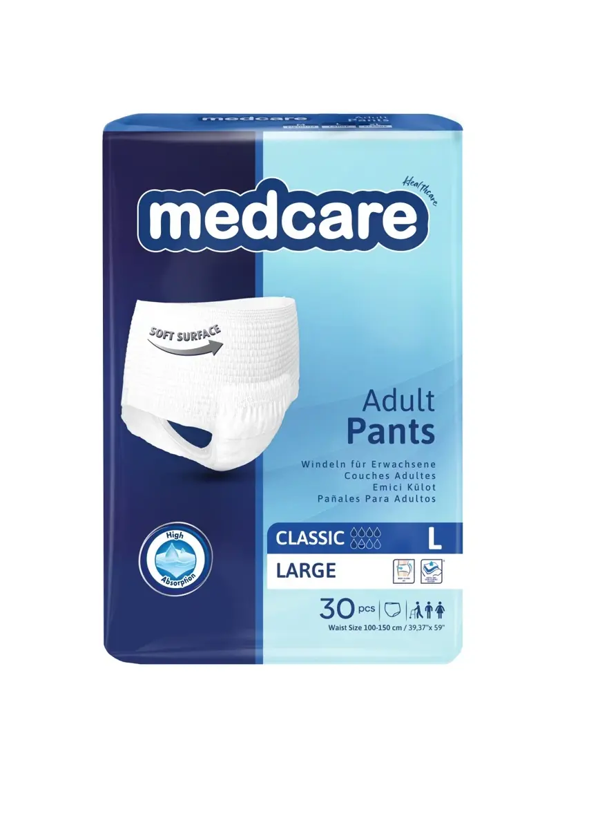 Yetişkinler için Emici Külot Bez Classic Large