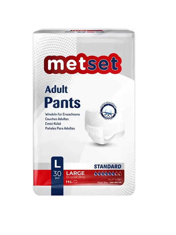 Metset Emici Külot Hasta Bezi Standard Large