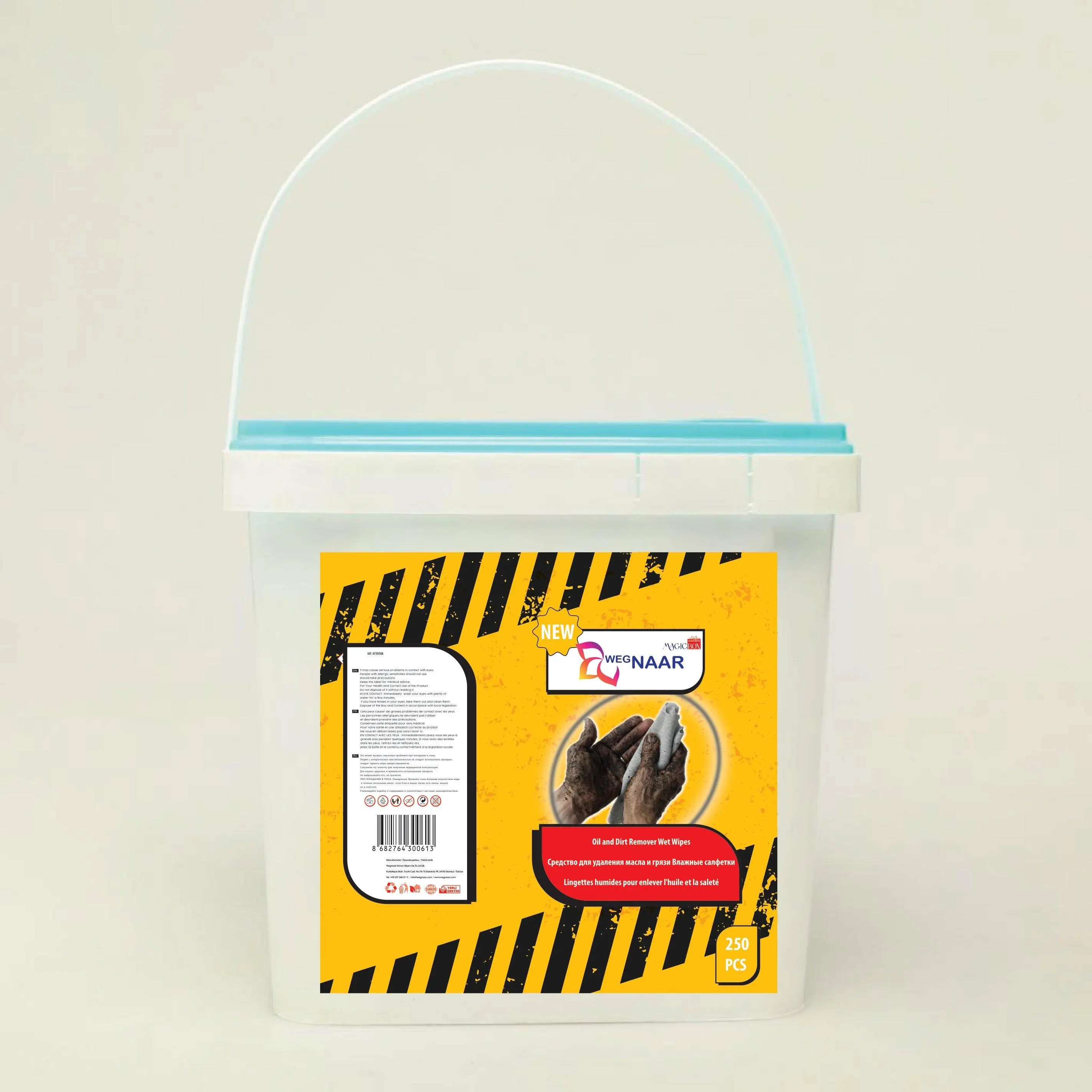 WET WIPES OIL & DIRT REMOVER 250 Pcs
